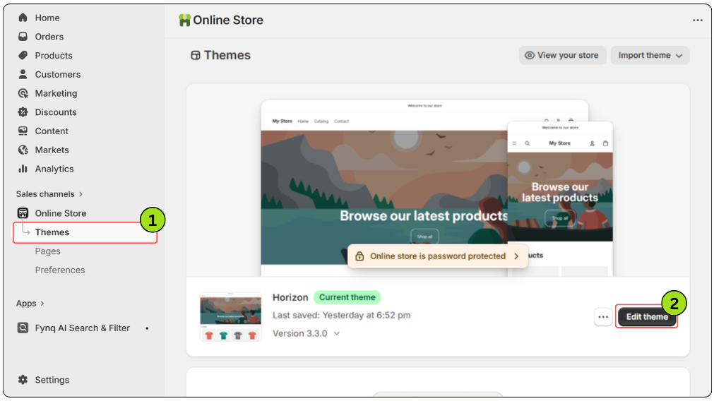 Enable the App Embed Block step 1