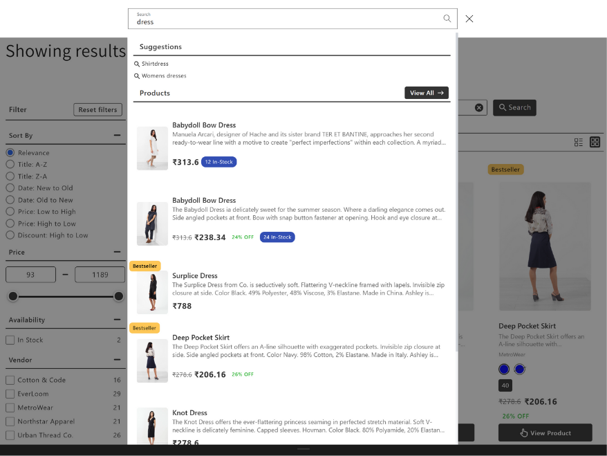 Finding the right product with Fynq Image & Search AI