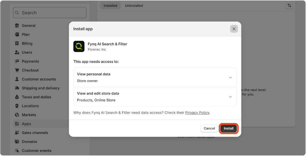 Permissions