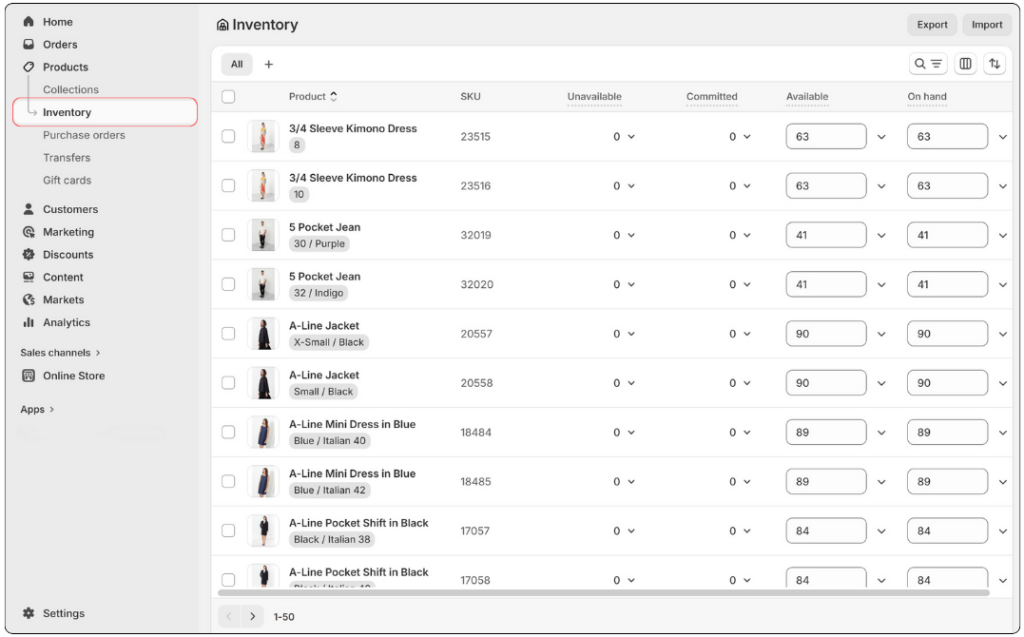 Info collection from inventory