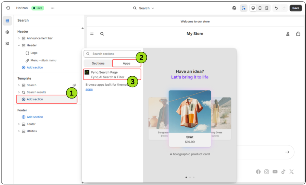 Search Page App Block 4