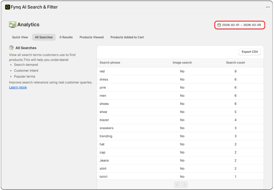Click Date picker