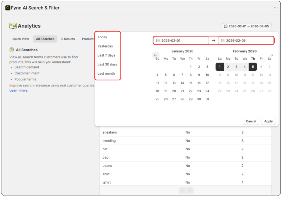 Use datepicker