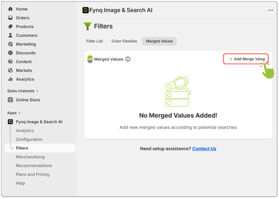 Step 1: Click “Create Merged Value” 