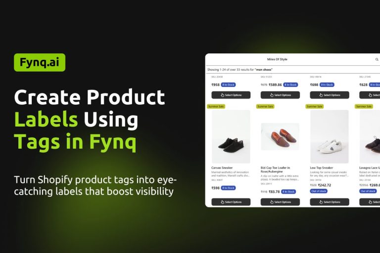 Cover image of the blog: How to Create Product Labels Using Tags in Fynq