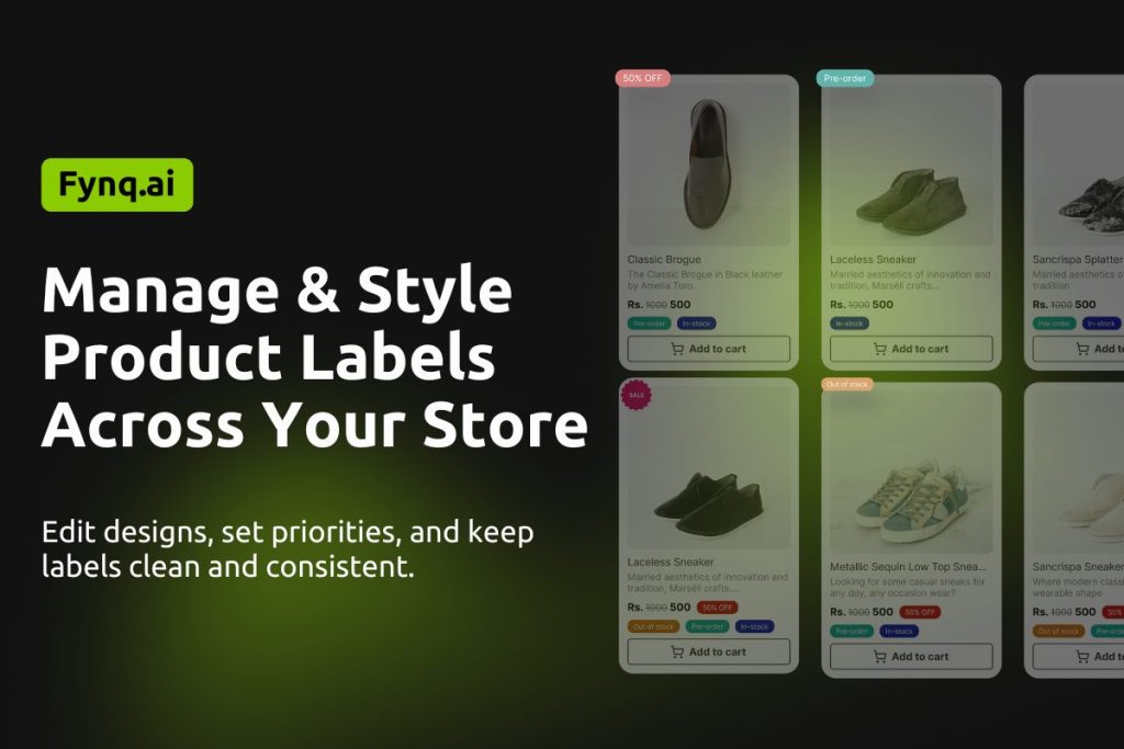 Cover image of the blog: How to Manage and Style Product Labels Across Your Store
