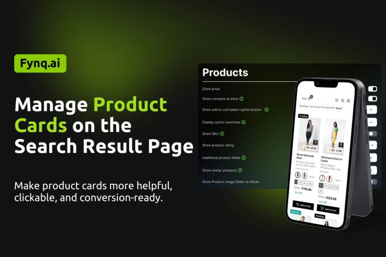 Manage Product Cards on the Search Result Page