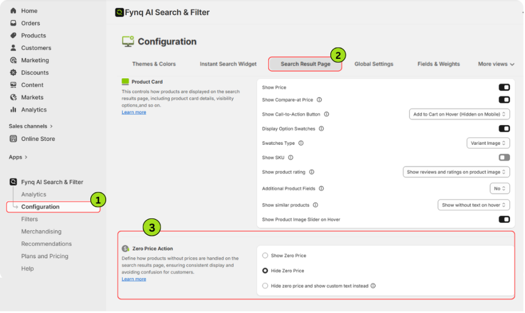 Where To Find Zero Price Action Setting in Fynq