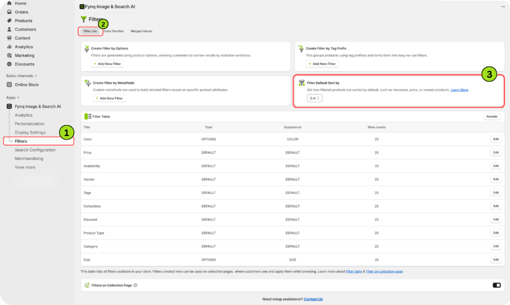 Where To Find the Default Sort-by Setting