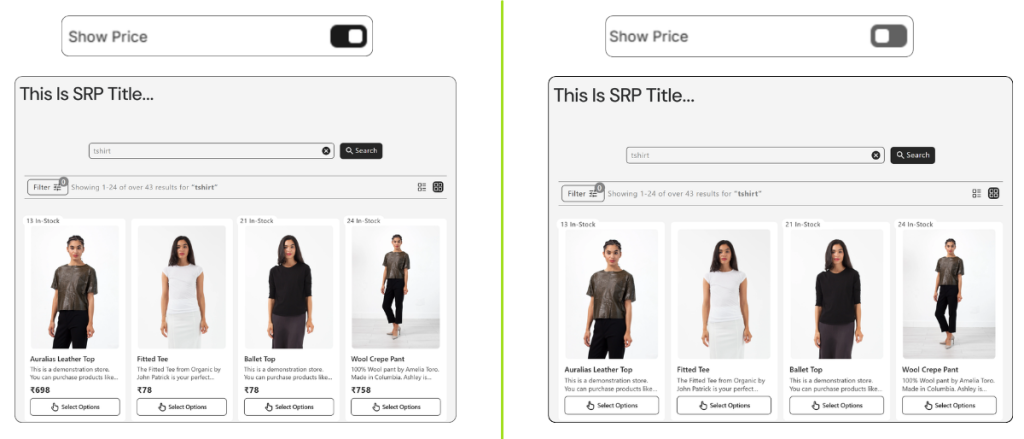Show Price 