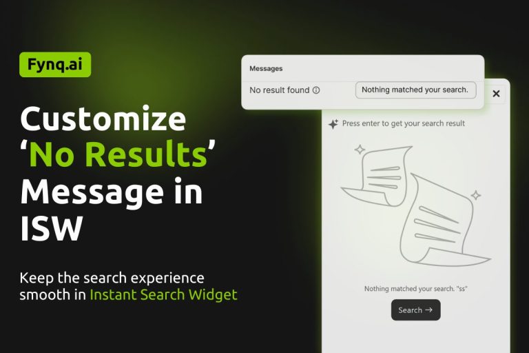 How to Customize the ‘No Results’ Message in the Instant Search Widget