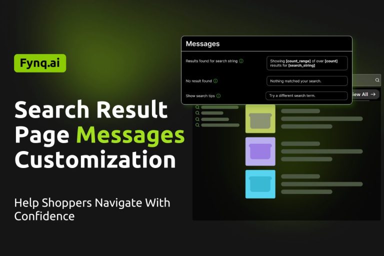 Showing required messages in SRP cover