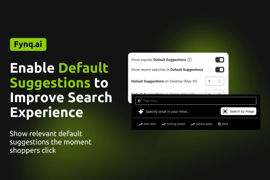 How to Enable Default Suggestions in the Instant Search Widget